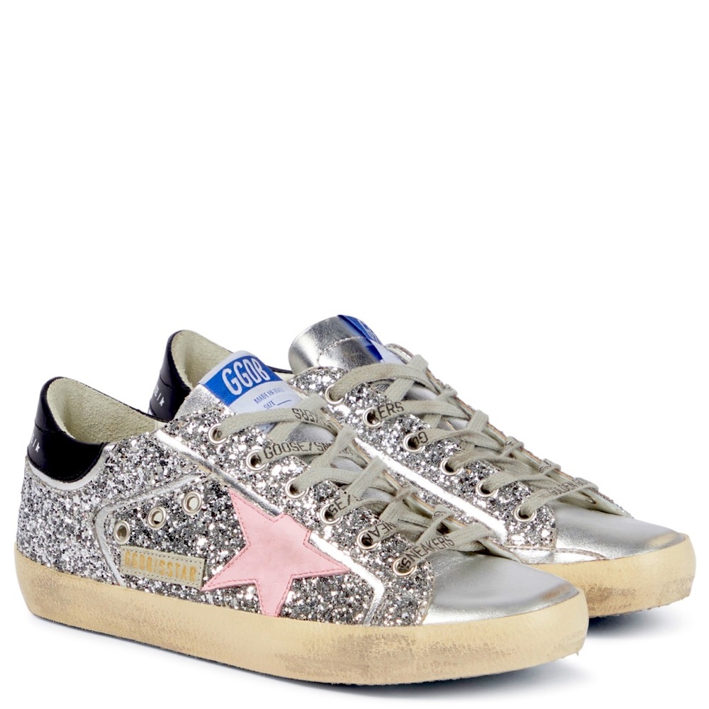 Golden Goose
Superstar Glitter Low-Top Sneakers size 8